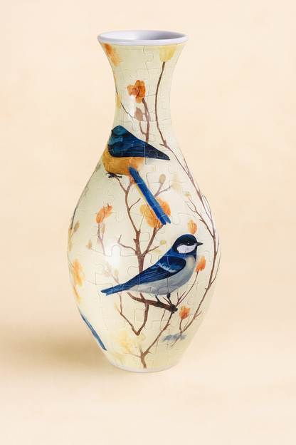 Wazon 3D z puzzli – dekoracyjna układanka