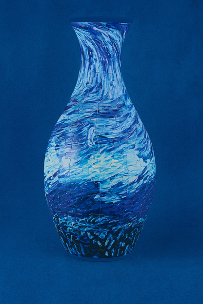 Wazon 3D z puzzli – dekoracyjna układanka